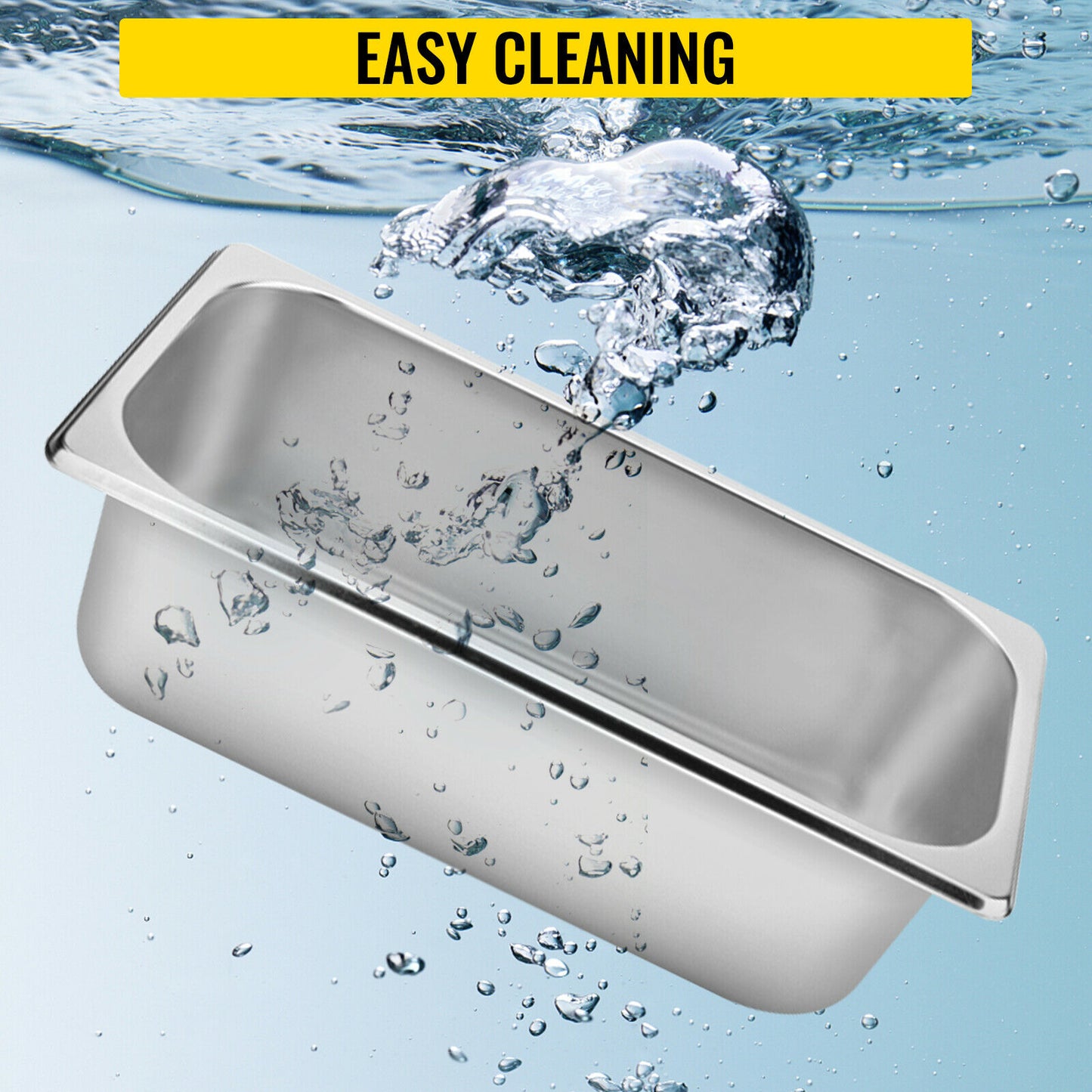 Gastronorm Pans | Steam Table Pans | 8.5L-20.5L | Stainless Steel Food Container