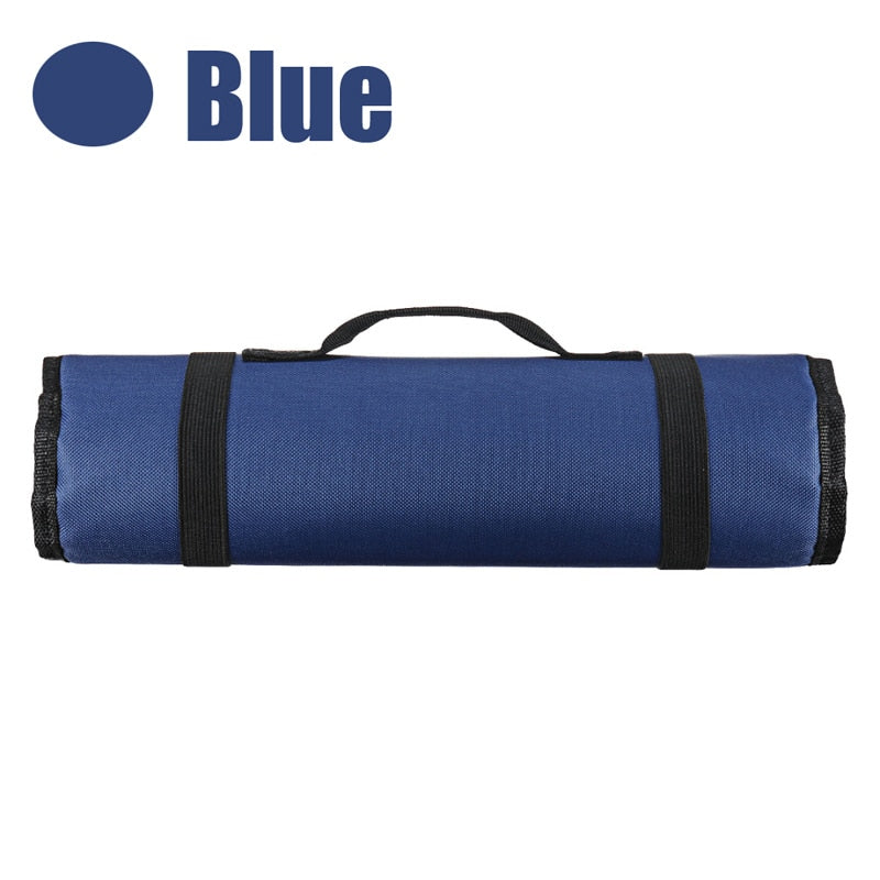 Knife Roll | 4 Color Choice | Chef Knife Bag Roll | Carry Case Bag | Kitchen Cooking | Portable Durable Storage | 22 Pockets | Red Black Blue Green