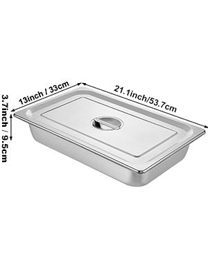 Gastronorm Pans | Steam Table Pans | 8.5L-20.5L | Stainless Steel Food Container