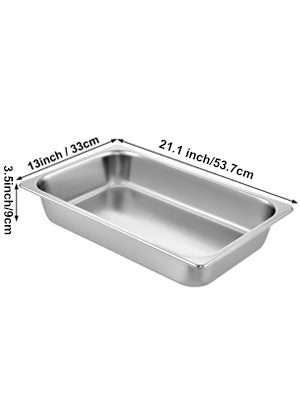 Gastronorm Pans | Steam Table Pans | 8.5L-20.5L | Stainless Steel Food Container