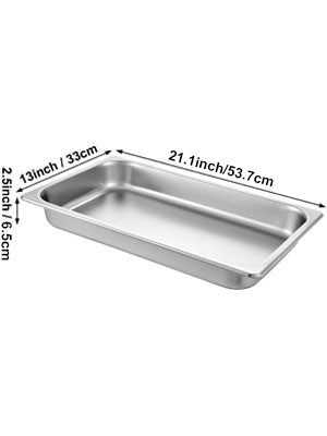 Gastronorm Pans | Steam Table Pans | 8.5L-20.5L | Stainless Steel Food Container