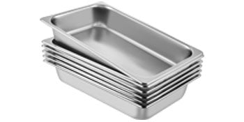 Gastronorm Pans | Steam Table Pans | 8.5L-20.5L | Stainless Steel Food Container